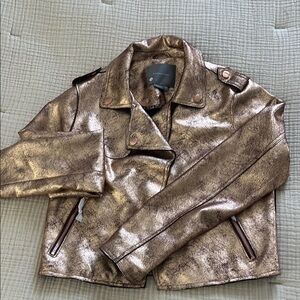 Metallic Gold Women's Jacket